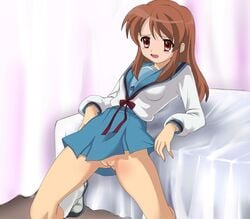 artist_request asahina_mikuru female school_uniform suzumiya_haruhi_no_yuuutsu tears uncensored