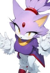 ai_generated alternate_breast_size big_breasts blaze_the_cat cat_ears cat_girl catgirl female furry_female half_ringo large_breasts sega solo sonic_(series)