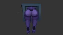 ass bonfie bonfie_(cryptia) bonfie_(cryptiacurves) bonfiebutt bonnie_(cally3d) bonnie_(fnaf) five_nights_at_freddy's stuck