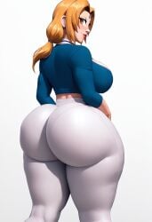 ai_generated bbw bbw_mom big_butt cameltoe cosplay dat_ass doughy_ass huge_ass huge_butt naruto_(series) plump_ass presenting_hindquarters thick_ass thick_thighs thunder_thighs tsunade