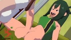 2_futas 3d animated ass big_balls boku_no_hero_academia breasts brown_eyes brown_hair deepthroat erection fellatio futa_on_futa futa_only futanari green_hair huge_cock long_hair looking_pleasured multiple_girls my_hero_academia nail_polish no_sound ochako_uraraka on_knees penis ponytail pov sfmslayer sitting source_filmmaker spread_legs tagme testicles tsuyu_asui video