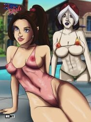 2girls anna_marie big_breasts breasts bust busty chest curvaceous curvy curvy_figure digital_media_(artwork) female female_focus hent hero heroine hips hourglass_figure huge_breasts human kitty_pryde large_breasts legs light-skinned_female light_skin marvel marvel_comics mature mature_female multiple_girls mutant rogue_(evolution) rogue_(x-men) shadowcat slim_waist superhero superheroine thick thick_hips thick_legs thick_thighs thighs top_heavy voluptuous waist wide_hips x-men x-men_evolution