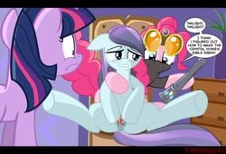 crystal_pony equine female friendship_is_magic horse my_little_pony pinkie_pie_(mlp) pony pussy straight_hair tiarawhy twilight_sparkle_(mlp)