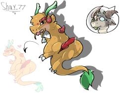 animal_genitalia blep budsforbuddies claws cum_leaking destiny_(pucca) dragon dragon_penis eastern_dragon flesh_whiskers green_blush moins pink_blush poor_quality poorly_drawn scales shaded simple_background tagme traced_art unusual_tongue whiskers why_am_i_doing_this zion_(budsforbuddies)