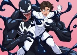 1boy 1boy1girl ai_generated alien anissa crossover eddie_brock female forced grasp invincible invincible_(tv_series) long_tongue marvel marvel_comics ryuzakibdsm size_difference spider-man_(series) tentacle venom_(marvel)