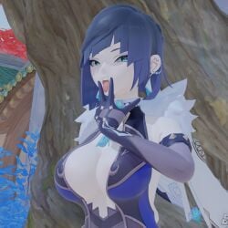 yelan (genshin impact) from genshin impact by sinfuldegen