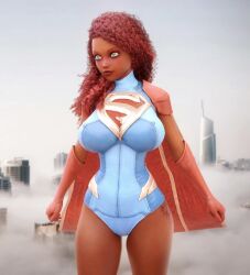 1girls 3d 3dxpinup big_breasts breasts brown-skinned_female brown_body brown_skin bust busty chest curvaceous curvy curvy_figure dark-skinned_female dc dc_comics female female_focus hips hourglass_figure huge_breasts large_breasts legs mature mature_female slim_waist sofia_(3dxpinup) supergirl_(cosplay) supergirl_(series) superman_(series) thick thick_hips thick_legs thick_thighs thighs voluptuous waist wide_hips