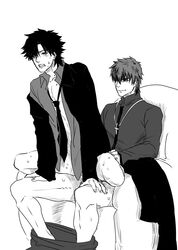 fate/stay_night fate/zero fate_(series) kirei_kotomine kiritsugu_emiya male multiple_males yaoi