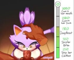 animated anthro battyzbit blaze_the_cat dark-skinned_male deep_throat domestic_cat felid feline felis fellatio female first_person_view looking_at_viewer male male/female mammal no_sound oral oral_penetration penetration penile sega sex sonic_(series) sonic_the_hedgehog_(series) tagme video