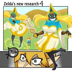 breath_of_the_wild implied_transformation link link_(breath_of_the_wild) princess_zelda the_legend_of_zelda transformation urusee584 wizzrobe zelda_(breath_of_the_wild)