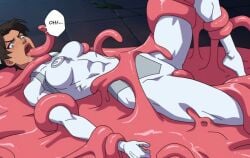 alien anissa bondage dialogue female invincible invincible_(comics) invincible_(tv_series) tentacle