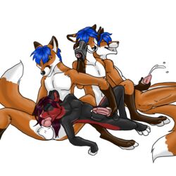 anthro canine clone doridian fox fur furry furry_only gay male possat