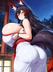 1girls ai_assisted ai_generated amber_eyes animal_ears bare_shoulders big_ass big_breasts black_hair breasts breasts_bigger_than_head curves curvy curvy_body curvy_female curvy_figure curvy_hips dominant_female enormous_breasts female female_only fox_ears fox_girl ftggtgg gigantic_breasts huge_ass huge_breasts hyper_breasts kimono kitsune large_ass large_breasts massive_breasts priestess red_hair revealing_clothes seducing seductive seductive_eyes seductive_look seductive_pose seductive_smile shrine shrine_maiden solo solo_female solo_focus sorceress_sophia thick_ass thick_thighs two_tone_hair villain villainess