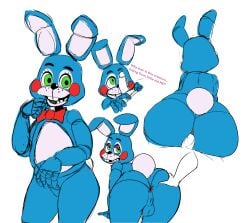 2025 5_fingers anal anal_sex animatronic anthro anus ass backsack balls bent_over big_butt big_ears blue_body bottom_heavy bow_tie bubble_butt buckteeth butt_grab dialogue digital_drawing_(artwork) digital_media_(artwork) duo english_text erection eyelashes eyeshadow faceless_character faceless_male femboy fingers five_nights_at_freddy's five_nights_at_freddy's_2 floppy_ears genitals green_eyes hand_on_butt hi_res huge_butt human impstripe lagomorph leaning leaning_forward leporid long_ears machine makeup male male/male mammal multicolored_body nude nude_anthro nude_male open_mouth open_smile penetration penis perineum purple_eyeshadow rabbit robot rosy_cheeks scottgames scut_tail segmented_arms segmented_body sex short_tail simple_background smile tail teeth text thick_thighs toy_bonnie_(fnaf) two_tone_body white_background white_body wide_hipped_anthro wide_hipped_male wide_hips