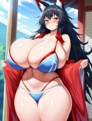 1girls ai_assisted ai_generated amber_eyes animal_ears bare_shoulders big_ass big_breasts bikini black_hair breasts breasts_bigger_than_head curves curvy curvy_body curvy_female curvy_figure curvy_hips dominant_female enormous_breasts female female_only fox_ears fox_girl ftggtgg gigantic_breasts huge_ass huge_breasts hyper_breasts kimono kitsune large_ass large_breasts massive_breasts priestess red_hair revealing_clothes seducing seductive seductive_eyes seductive_look seductive_pose seductive_smile shrine shrine_maiden solo solo_female solo_focus sorceress_sophia swimsuit thick_ass thick_thighs two_tone_hair villain villainess