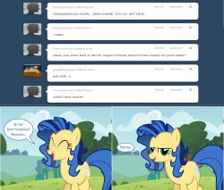 ^^ ask_blog big_crotchboobs closed_eyes comic crotchboobs english_text female flashequestria huge_crotchboobs impossibly_large_crotchboobs laughing mare milky_way_(mlp) my_little_pony oc oc_only pony solo solo_female text tumblr