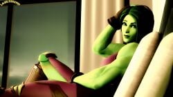 1futa 3d erection futa_only futanari green_skin lawless3d marvel muscular muscular_futanari penis she-hulk solo