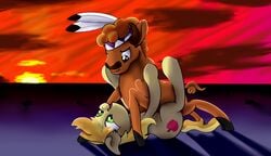 braeburn_(mlp) friendship_is_magic jazz_(mlp) little_strongheart_(mlp) my_little_pony rule_63