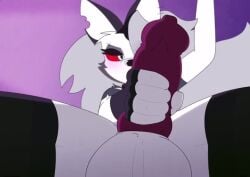 cum_on_face futa_only futanari grabbing_head handjob helluva_boss loona_(helluva_boss) masturbation melieconiek pov precum_drip precum_on_face tagme video vivziepop