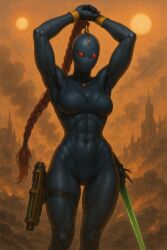 1girls ai_generated assassin callidus_assassin female imperium_of_man tagme warhammer_(franchise) warhammer_40k weapon