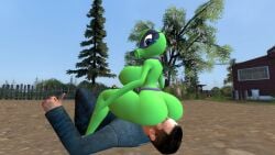 ass_focus boobs facesitting garry's_mod green_shadow_(pvz) male_07 naked_female plants_vs_zombies:_heroes thick_ass