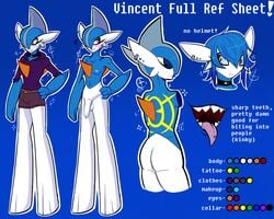 2017 ass balls blush clothed clothing digital_media_(artwork) gabberstagged gaiki gallade girly hair humanoid male mammal model_sheet nintendo nipples nude penis pokemon pokemon_(species) red_eyes simple_background smile sparkles twinkgenji video_games vincent_(gaiki) vincent_(twinkgenji)