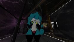 blue_fur femboy kitsunami_the_fennec knot long_ears moonpale2k panties penis_out sonic_(series) vrchat vrchat_avatar