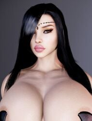 1girls 3d big_breasts breasts bust busty chest female huge_breasts large_breasts legs light-skinned_female light_skin mature mature_female original original_character sevenarts slim_waist thesevenartsx top_heavy voluptuous