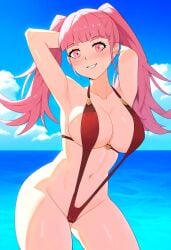 ai_generated alternate_costume breasts female female_only fire_emblem fire_emblem:_three_houses hilda_valentine_goneril nai_diffusion nintendo ryu_ai sling_bikini solo stable_diffusion swimsuit