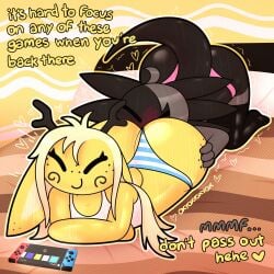 2024 2boys ass ass_eating axolotl cute deer dialogue femboy freckles furry justrandomtags licorice_(oxyoxyoxyox) nintendo_switch nonsense oxyoxyoxyox panties panties_aside sweat tagme tail thick_thighs toffee_(oxyoxyoxyox) yaoi