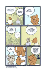 anthro artdecade bear canine color comic cooler day do_not_distribute english_text fishing fur furry gay male male/male male_only only_if_i_love_you outdoors penis wolf yaoi