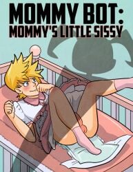 abdl diaper diaper_change humiliation jenny_wakeman kingdom_hearts robot robot_girl roxas sissy twink xj9