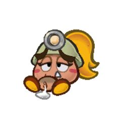 after_sex cum cum_drip cum_inside cum_leak goomba goombella hardhat mario_(series) midnightspook nintendo paper_mario pixel_art ponytail sprite tied_hair transparent_background