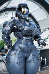 1girls 3d armored_female body_writing bodysuit bodywriting cameltoe cum_dump cum_dumpster degradation degradation_text degrading_tattoo fat_pussy female female_spartan_(halo) free_use guidugalle guimontag halo_(series) large_hips potential_impregnation power_armor spartan_(halo) thick_thighs waiting_for_sex