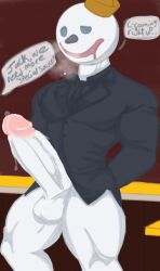 fantasy ibispaintx jack jack_in_the_box jack_in_the_box_(restaurant) male male_only restaurant suit_and_tie white_body white_skinned_male