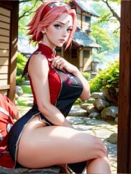 ai_generated pink_hair_female sakura_haruno tagme