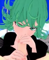 1boy 1girls 3d blowjob fantasyking3 female foto games male one-punch_man penis pov tatsumaki teen