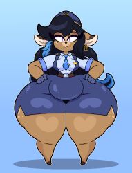 big_ass big_breasts breasts bubble_butt female furry heyfawndue huge_ass slightly_chubby thick_thighs wide_hips