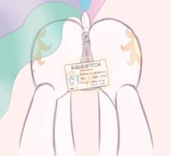 anus ass cutie_mark equine friendship_is_magic horse my_little_pony pony presenting princess_celestia_(mlp) pussy ratofponi