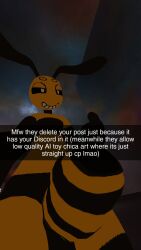 anthro arthropod bee big_penis femboy furry insects male male_only selfie snapchat solo solo_femboy solo_male vrchat vrchat_avatar