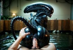 1boy 1girls ai_generated alien alien/human alien_(franchise) alien_genitalia alien_girl alien_pussy anus ass_grab balls cloppermania cum cum_in_pussy cum_inside cum_on_body dripping drooling duo ejaculation erect_penis erection exoskeleton female female_focus female_on_top female_penetrated female_xenomorph first_person_view genital_fluids genitals hand_on_hip human human_penetrating human_penetrating_female human_penetrating_feral human_penis humanoid interspecies looking_at_partner looking_at_viewer looking_back looking_pleasured male male/female male_penetrating_female membrane_(anatomy) moaning moaning_in_pleasure monster nude nude_female nude_male outdoor_sex outdoors penetrating_pov penetration penis penis_in_pussy pov_male reverse_cowgirl_position saliva saliva_string sci-fi science_fiction sex sex_from_behind sex_in_public sex_in_water sitting sitting_on_person teasing teeth teratophilia vaginal_penetration vaginal_sex water wet wet_body wet_pussy wet_skin xenomorph zoophilia