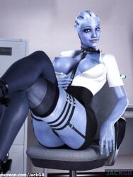 1girls 3d alien alien_girl alien_humanoid artist_logo artist_name artist_signature asari ass barbell_piercing big_ass big_breasts black_high_heels black_skirt blue_eyes blue_skin breasts chair choker cleavage crossed_legs daz3d daz_studio eyes female female_focus female_only floor grey_chair grey_tile hands harness heels high_heels hips indoors inside jackgb legs liara_t'soni lips makeup mass_effect miniskirt nipple_piercing nipples no_bra no_sex office office_chair office_clothing office_lady on_chair open_clothes open_shirt open_topwear panties parody patreon patreon_username pierced_nipples piercing piercing_nipples posing posing_for_the_viewer ring seductive seductive_look seductive_smile see-through_clothing see-through_panties shirt sitting sitting_on_chair skirt smile solo stilletos stockings straps suit tagme thighs tile_floor tiles unbuttoned unbuttoned_shirt waist wall watch white_shirt white_wall