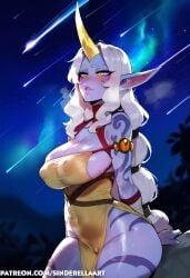 1girls ai_generated ass big_ass big_breasts big_butt breasts female huge_breasts large_ass large_breasts league_of_legends riot_games sinderellaart soraka tencent