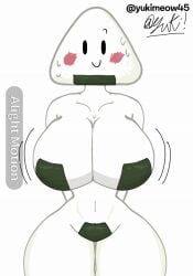 absurd_res absurd_resolution absurdres alight_motion animated artist_name artist_signature artist_watermark battle_for_dream_island bfb bfdi big_boobs big_breasts breasts cleavage covering_breasts food food_creature food_humanoid food_porn hi_res high_resolution highres humanoid jacknjellify japanese_food jiggling_breasts jnj maebari motion_lines object_head object_show object_show_community object_shows onigiri onigiri_(tpot) osc seaweed self_upload tagme the_power_of_two thick_thighs thighs tpot watermark white_background yuki!_(artist) yukimeow45