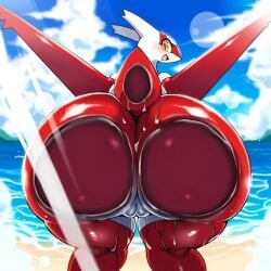 against_glass ai_generated ass ass_bigger_than_head ass_focus big_ass big_butt enormous_ass fat_ass gigantic_ass huge_ass huge_butt hyper_ass latias massive_ass massive_butt nintendo pokemon pokemon_(species) presenting_ass presenting_hindquarters presenting_pussy thick_thighs