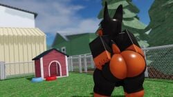 16:9 1920x1080 1boy 3d animated anthro ass balls big_butt brown_body brown_fur building canid canine canis digital_art digital_media dobermann doghouse domestic_dog fence fur genitals hand_on_butt hi_res high_framerate high_resolution highres house loop male male_only mammal mp4 nude orange_body orange_fur outside pinscher plant presenting presenting_hindquarters public roblox robloxian shaking_butt short_playtime shorter_than_10_seconds solo solo_male tagme tail tail_motion tailwag tree video watermark widescreen willie_piv