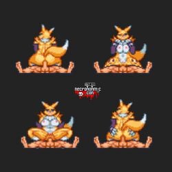 anal necronomic_con pixel_art renamon