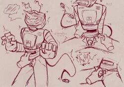 aroused aroused_face blush caressing deltarune deltarune_chapter_3 disembodied_hand flustered nervous_smile null obscured_eyes panting pleasured plug_tail robot shirtless solo tail tail_motion tailwag tenna_(deltarune) unbuttoned_pants unusual_anatomy unusual_genitalia