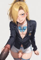 ai_generated balls behind_view belly big_butt blonde_hair boy deidara female femboy femdom fishnets girly goth hard_on huge_ass huge_cock human human_male kuk legs_spread licking light-skinned_femboy light-skinned_male light_skin long_hair looking_at_viewer male male_focus male_only male_prostitute naruto naruto_(series) naruto_shippuden presenting prostitution small_penis small_waist smile text thick_thighs thighs twintails white_body yaoi