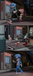 3d_(artwork) amy_rose clothed_male female josephfunk kiss_mark male merged nude nude_male penis sega sonic_(series) sonic_the_hedgehog undressed